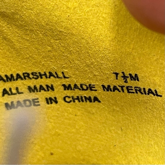 ANDIAMO Amarshall Yellow Open Toe Flats - Picture 7 of 7